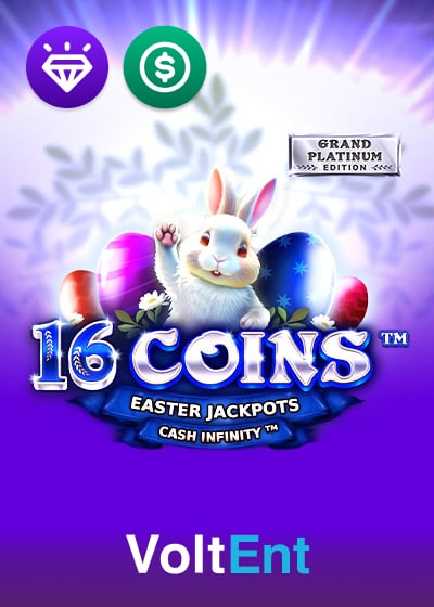 16 Coins Grand Platinum Edition Easter Jackpots