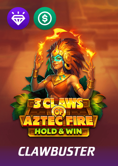 3 Claws of Aztec Fire Hold And Win