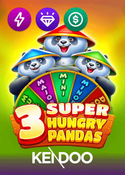 3 Super Hungry Pandas
