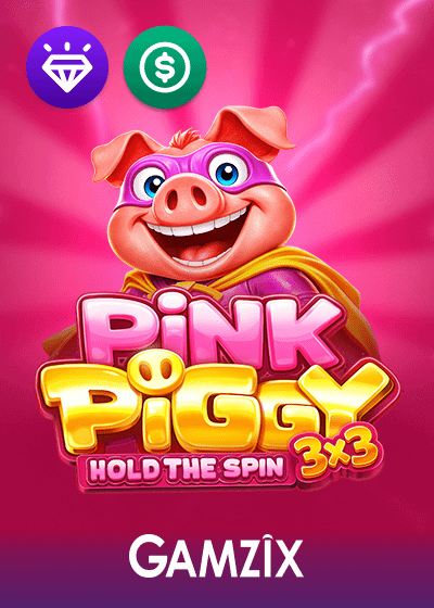 3x3 Pink Piggy Hold The Spin
