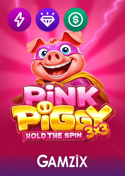 3x3 Pink Piggy Hold The Spin