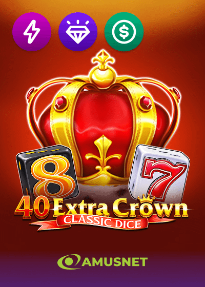 40 Extra Crown Classic Dice