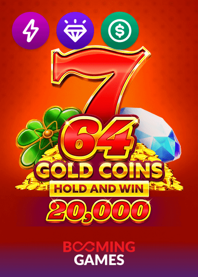 64 Gold Coins Hold and Win 20000