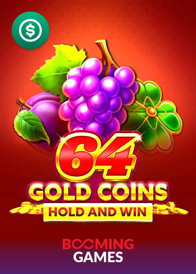 64 Gold Coins Hold and Win