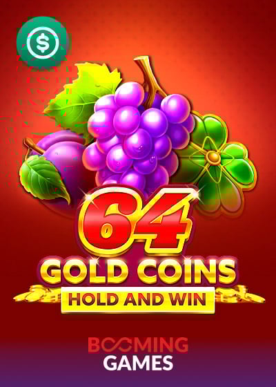 64 Gold Coins Hold and Win