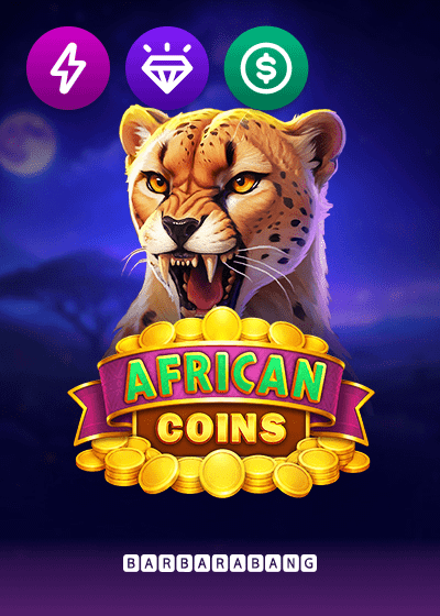 African Coins Hold and Spin