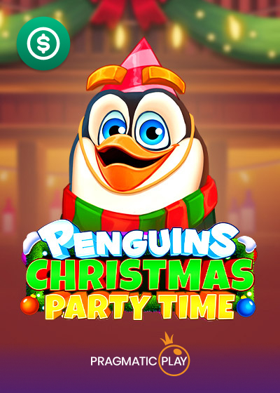 Penguins Christmas Party Time
